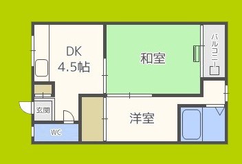 シャトーシラキ 間取り