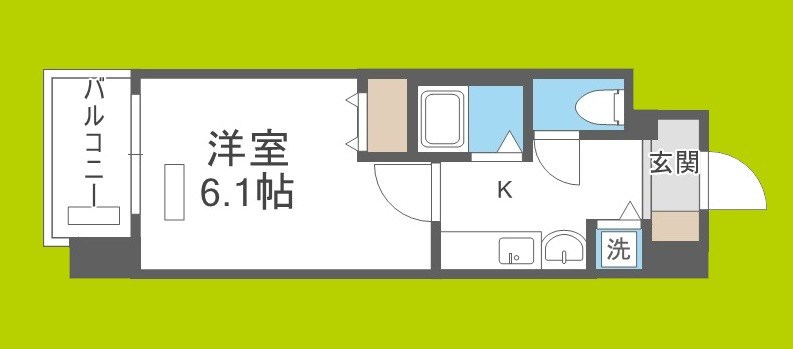 プレサンス大手前パークサイドⅡ 間取り