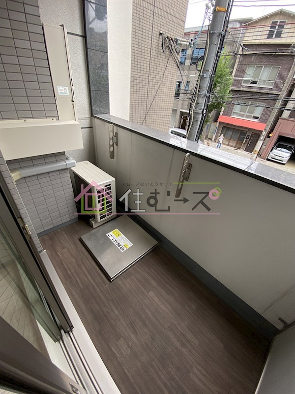 プレサンス谷町リーベ ベランダ