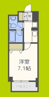 ディオレクレスト東心斎橋 間取り