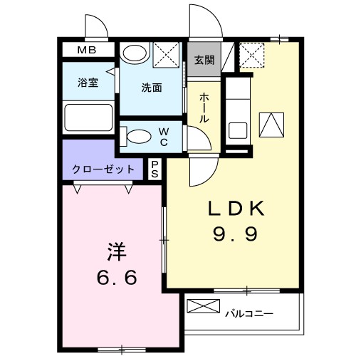 ロングフィールド長原 間取り