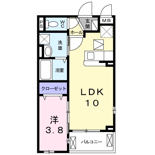 メゾン　オーブ 間取り