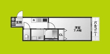 ALEGRIA宮之阪 間取り