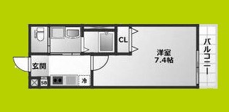 ALEGRIA宮之阪 間取り図