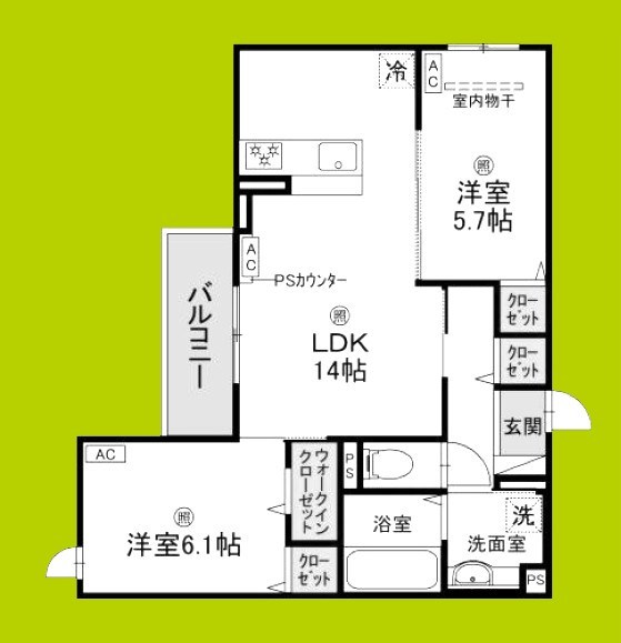 D-ROOM・MB 間取り