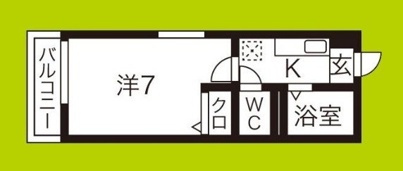 フレグランス北田辺 間取り