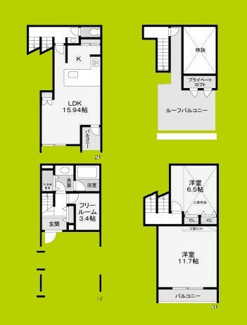 フリージアガーデン 間取り