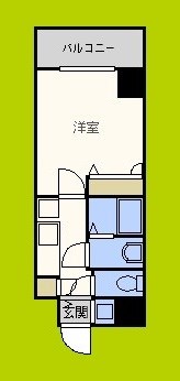 シャルマンフジ大阪城南 間取り