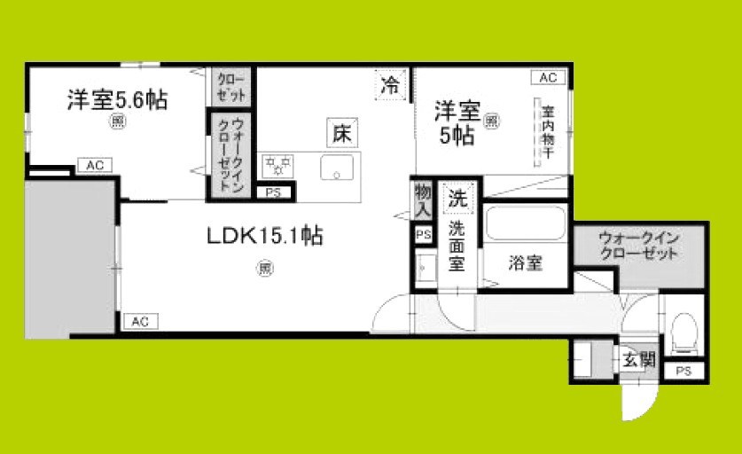 Armojour　A棟 間取り