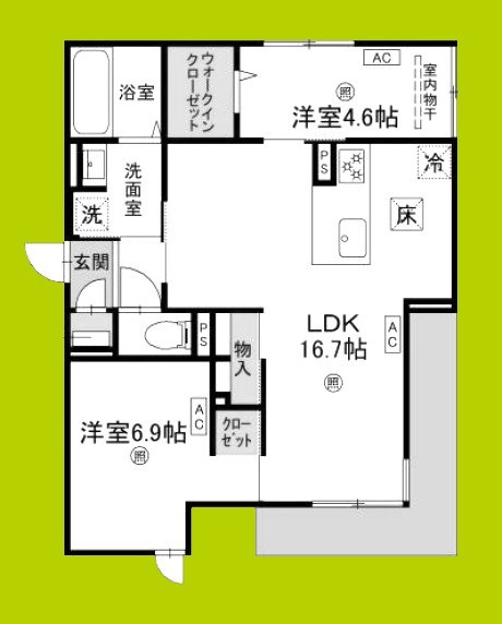 Armojour　A棟 間取り
