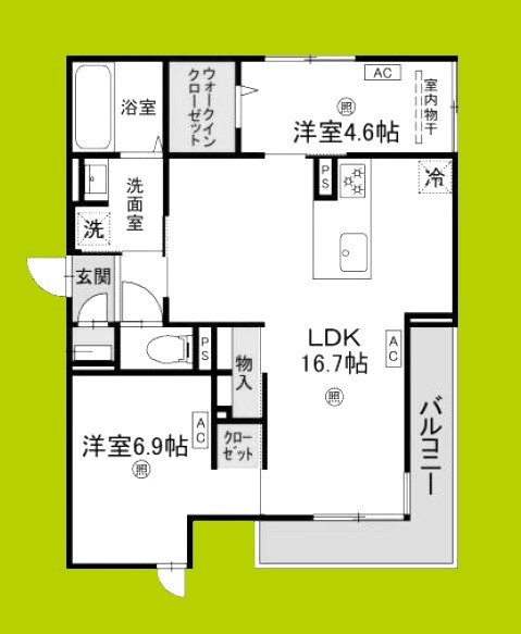 Armojour　A棟 間取り