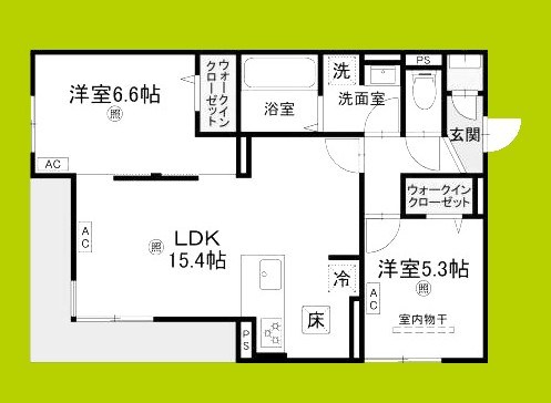 Armojour　B棟 間取り