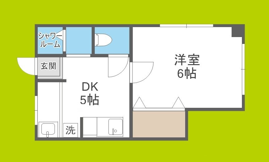 五條ハイツ 間取り