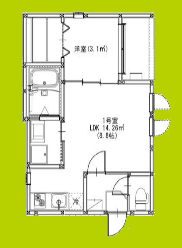 ハーモニーテラス伝法Ⅴ 間取り