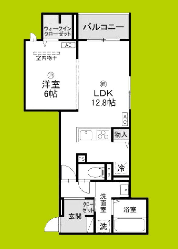 (仮称)D-ROOM橋波東之町　東棟 間取り