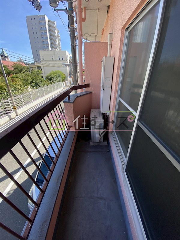 双輪建物第八コーポ ベランダ