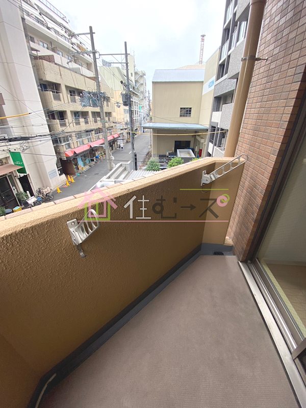 プレサンス難波リバーオアシス ベランダ