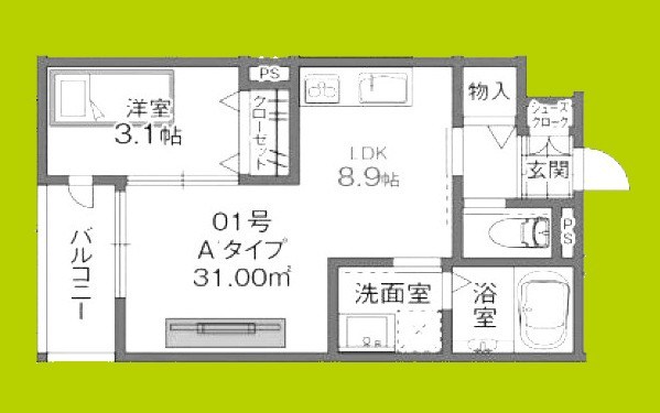 グローハイツ喜連サウス 間取り