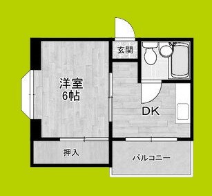 背戸口シティハイツ 間取り