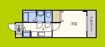 ダンケシェーン平野郷 間取り
