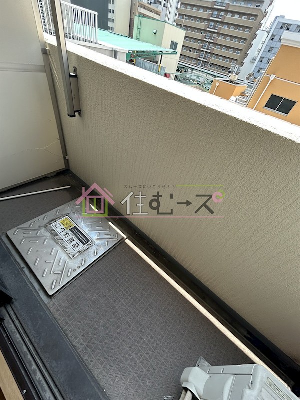 パラシオ南森町 ベランダ