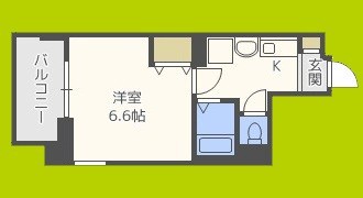 エイペックス天神橋Ⅰ 間取り