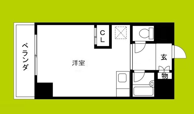 グリーンハイツ平野 間取り