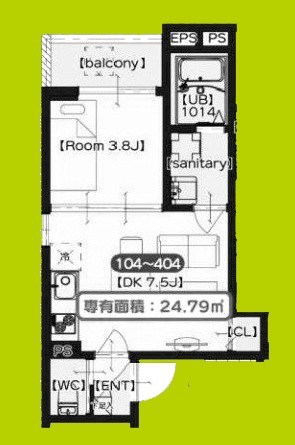 F　SEAM　南田辺 間取り