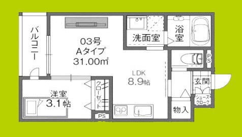 グローハイツ喜連ノース 間取り