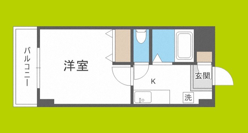 おおきに北梅田サニーアパートメント 間取り図