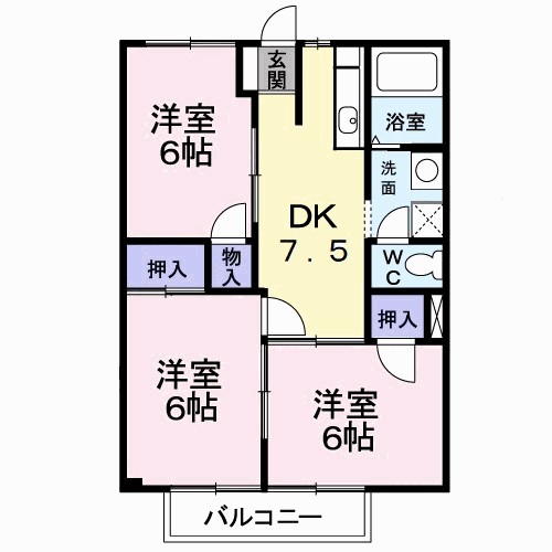 高安グリーンハイツ 間取り