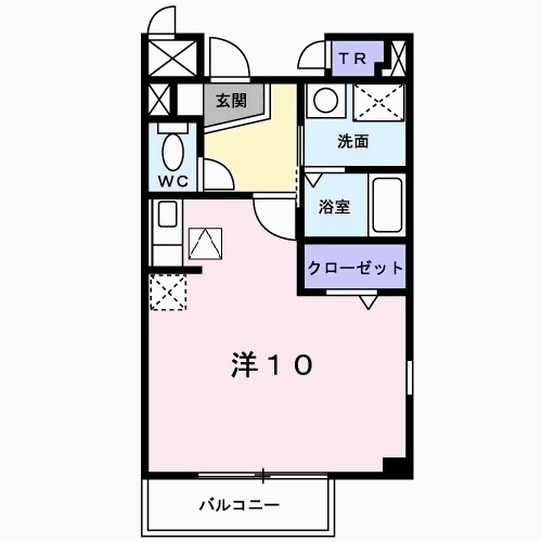 オーキッド勝山 間取り