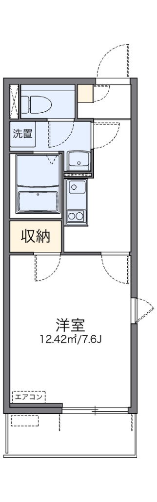 レオネクストＮａｋａｊｙｕ 間取り