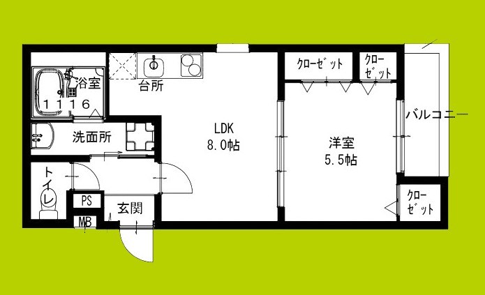 フジパレス堺北花田Ⅴ番館 間取り