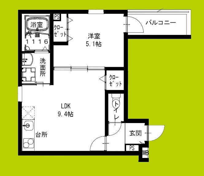 フジパレス堺北花田Ⅴ番館 間取り