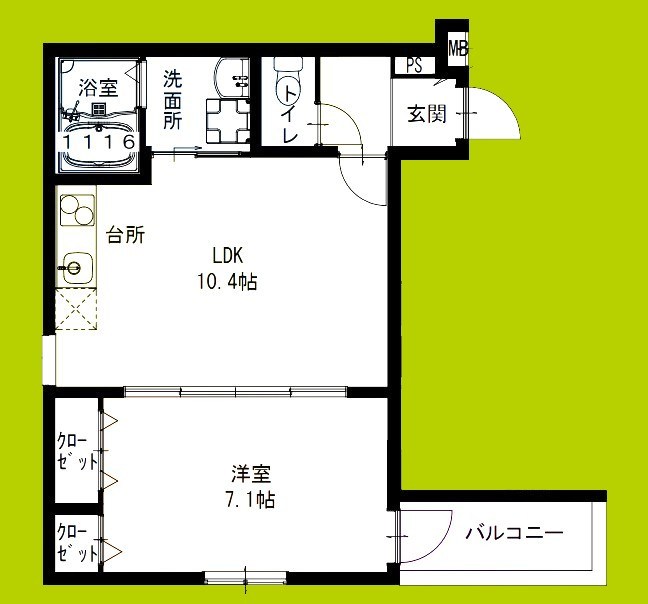 フジパレス堺北花田Ⅴ番館 間取り
