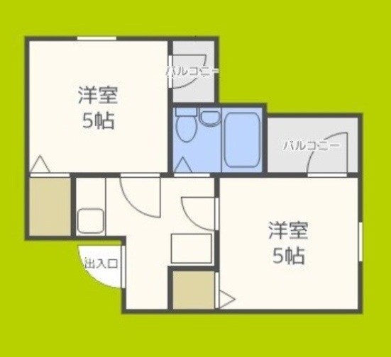 アメニティー新高二番館 間取り
