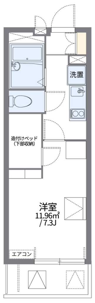 レオパレスｓａｋｕｈａｎａ 間取り