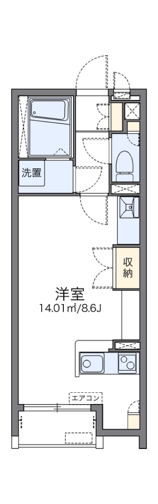レオネクスト久々知Ⅲ 間取り