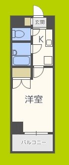 ローズコーポ天満東Ⅱ 間取り