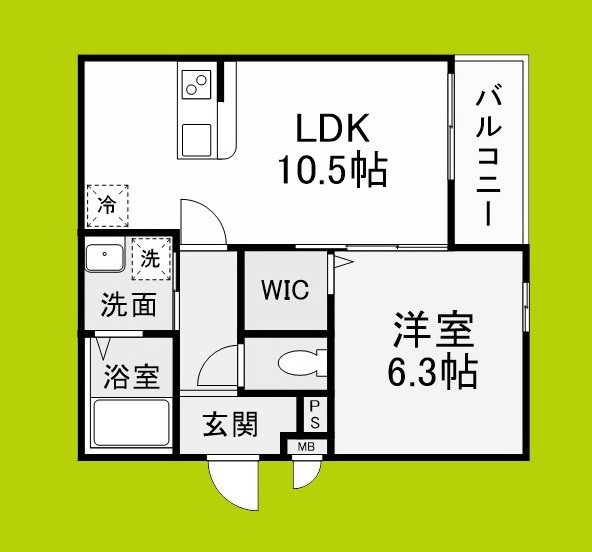 （仮称）フジパレス津田元町四丁目 間取り