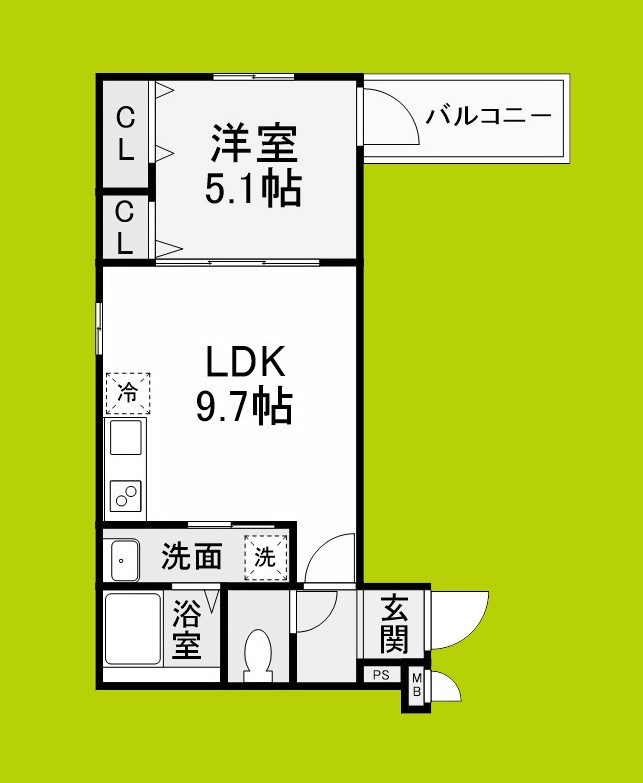 （仮称）フジパレス津田元町四丁目 間取り