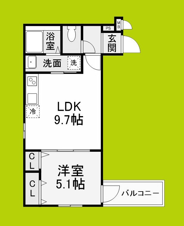 （仮称）フジパレス津田元町四丁目 間取り
