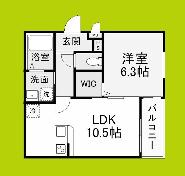 （仮称）フジパレス津田元町四丁目 間取り