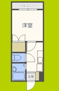 グリーンハイツ浜 間取り