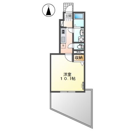 サニープレイス岩田 間取り