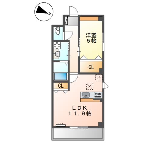 サニーコート香ヶ丘 間取り