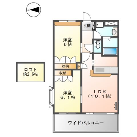 ティエドール 間取り
