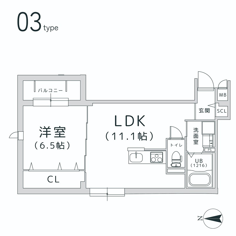 TRICERA Court 間取り