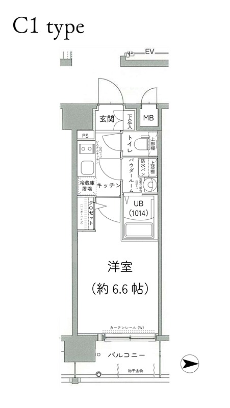 エスリード京橋アミュゼ 間取り